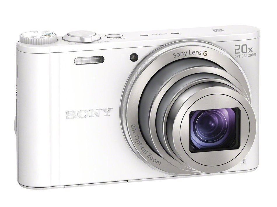 Sony DSCWX350 18 MP Digital Camera (White)