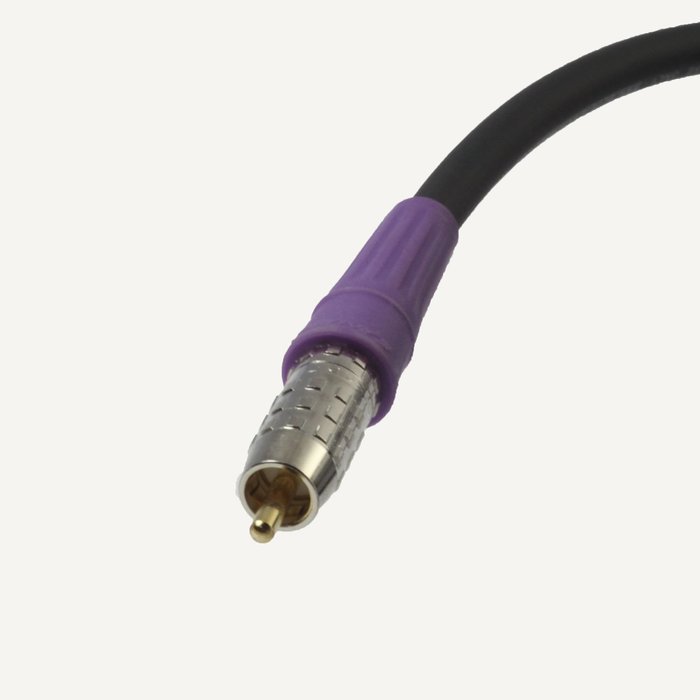 Blue Jeans Cable LC-1 Double-Shielded Low Capacitance Subwoofer Cable, 20 foot, Black