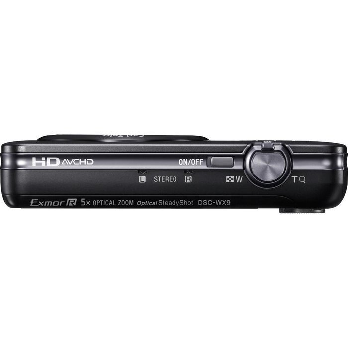 Sony DSCWX9/BBDL 16.2 MP CMOS Sensor with 5 x Optical Zoom Digital Camera Bundle Black (OLD MODEL)
