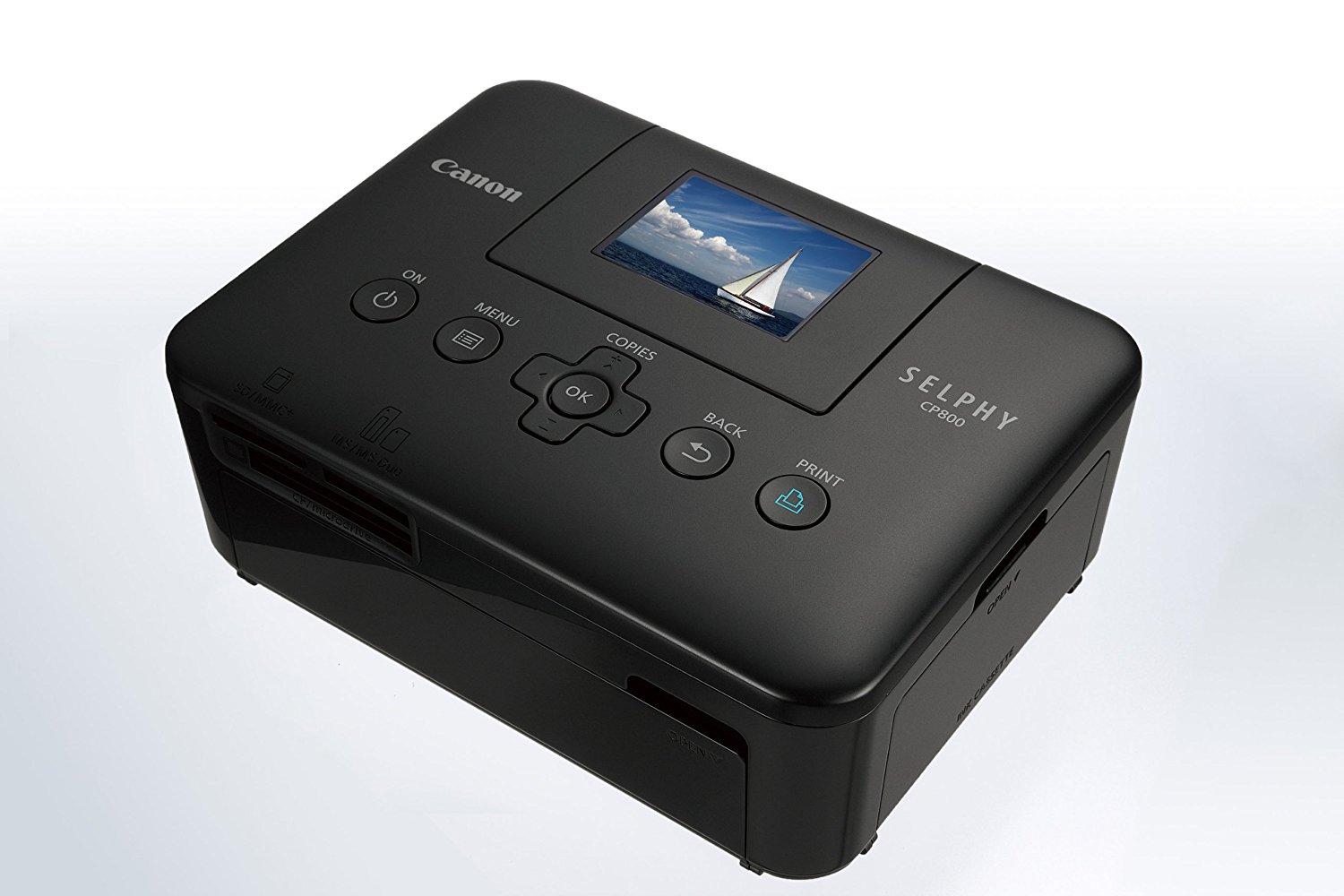 Canon Selphy Cp800 Black Compact Photo Printer 4350b001 N2 Free Image Download 0737