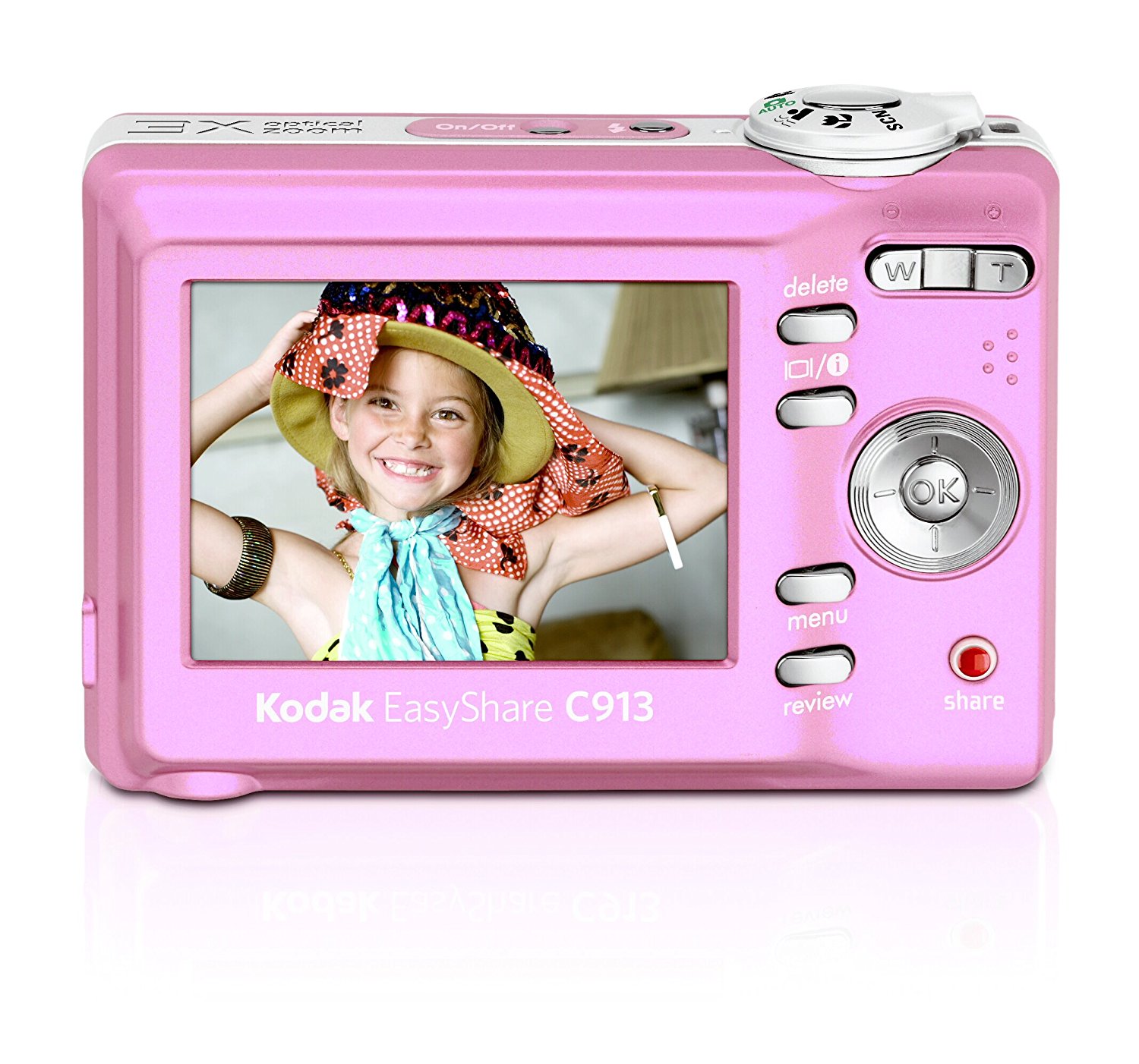 Kodak Easyshare C913 9.2 MP Digital Camera with 3xOptical Zoom (Pink