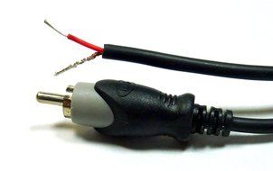 Philmore 6-ft RCA Male Shielded Cable To Bare Wire For Speakers &amp; Subwoofer N2