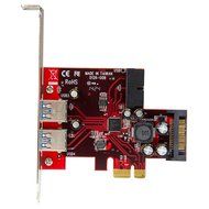 StarTech.com 4-Port PCI Express USB 3.0 Card SATA Power PEXUSB3S2EI