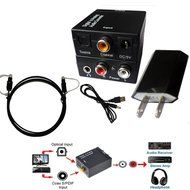 Easyday Digital Optical Optic to Analog RCA L/R Stereo Audio Converter Adapter - Changes Digital Coaxial or Optical... N4