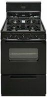 24 in. 2.97 cu. ft. Gas Range in Black