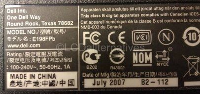 Repair Kit, DELL E198FPb, LCD Monitor, Capacitors Only, Not the Entire Board N2