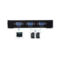 E-SDS 2-Port VGA Switch 2 In 1 Out Support Widescreen for Monitor Sharing Switching