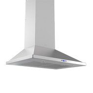 Zephyr ZVEE42CS Pyramid Wall Hood, Stainless Steel N5