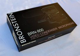 BRONSTEIN BRN 900 (HD Audio w/Noise Redux) Video Microphone with Rubber Shockmount N4