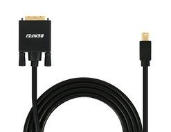 Mini DisplayPort to DVI 6 Feet Cable, Benfei Mini Dp Display Port to DVI Cable Male to Male Gold-plated Cord for...