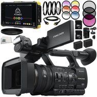Sony HXR-NX5R NXCAM Professional Camcorder 13PC Accessory Bundle - Includes Atomos Shogun Flame + Includes 2x...