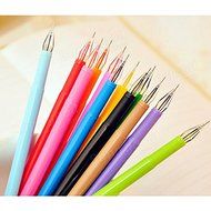 Pink Lizard Candy Color Water Color Pen Diamond Head 0.5mm Multicolor Gel Pen N2
