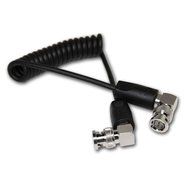 CineCoil BNC to BNC 10" Right Angle Coil Based HD-SDI Cable, 30AWG Gauge