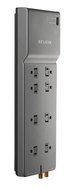 Belkin 6-Outlet Power Strip Surge Protector with 6-Foot Power Cord, 600 Joules (BSE600-06BLK-WM) N9