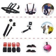 ADIKA&reg; Sport Accessories Kit for Gopro Hero 4 Session 4 3+ 3 Black Silver and SJ4000 SJ5000 SJ6000 by Adika (24...