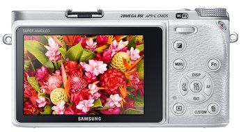 Samsung NX500 28 MP Wireless Smart Mirrorless Digital Camera with 16-50mm Power Zoom Lens (Brown) N12