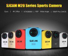 SJCAM M20 4K 1080P Full HD 16MP 166&iexcl;&atilde;Wide Angle Waterproof 30M WiFi Sports Action Camera - White N8