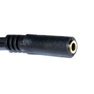 kenable 3.5mm Right Angle Stereo Jack to Socket Headphone Extension Cable 1m (~3 feet) N3