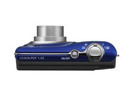 Nikon Coolpix L22 12.0MP Digital Camera with 3.6x Optical Zoom and 3.0-Inch LCD (Red-primary) N20