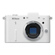 Nikon 1 V1 10.1 MP Digital Camera - White (Body Only)