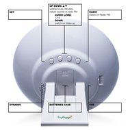 Alarm Clock Radio Wake-Up Light with Sunrise Simulation Nature Sounds Touch Lamp Control Radio FM In Happy Laughing... N2