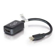 C2G Mini DisplayPort to HDMI Adapter Converter &ndash; White