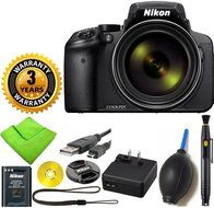 Nikon COOLPIX P900 Digital Camera with 83x Optical Zoom and Built-In Wi-Fi (Black) with Lens Cleaning Pen + 3...