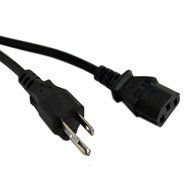 TopePop 6 Feet Long Universal Power Cord US Plug Computer Power Cable For PCs Monitors Scanners and Printers N2