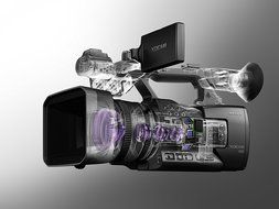 Sony PXWX180 XDCAM XAVC HD422 Hand-held Camcorder (Black) N4