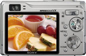 Sony Cybershot DSCW90 8.1MP Digital Camera with 3x Optical Zoom and Super Steady Shot (Black)