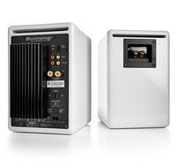 Audioengine A5+ Limited Edition Premium Powered Desktop Speaker Package (White) With B1 Bluetooth Music Receiver N6