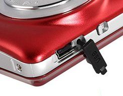 Amikov 800-Fe 12 Mega Pixel 2.7" Tft Lcd Hd Digital Camera With 8X Digital Zoom, Smile Capture (Red) Produced... N2