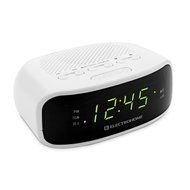 Electrohome Digital AM/FM Clock Radio with Battery Backup, Dual Alarm, Sleep &amp; Snooze Functions, Display Dimming... N4