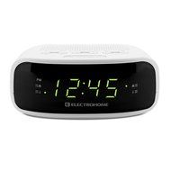 Electrohome Digital AM/FM Clock Radio with Battery Backup, Dual Alarm, Sleep &amp; Snooze Functions, Display Dimming... N5