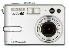 Pentax Optio 60 6MP Digital Camera with 3x Optical Zoom
