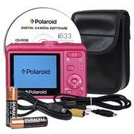 Polaroid i633 6.0MP Digital Camera w/ 4x Digital Zoom - Pink N2