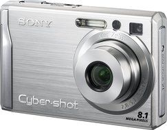 Sony Cybershot DSCW90 8.1MP Digital Camera with 3x Optical Zoom and Super Steady Shot (Black) N5
