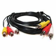 SF Cable, 3 RCA Male to 3 RCA Female Audio Video Extension Cable (10 Feet) N3