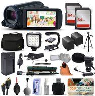 Canon VIXIA HF R62 HFR62 HD Camcorder Video Camera + 128GB Boardcasting Filmmaker's Package with LED Night Light...