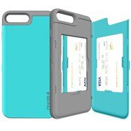 iPhone 7 Plus Case, SKINU [EUREKA] [Metal Slate] [Shockproof] [Dual Layer] [Card Slot] [Drop Protection] [Wallet... N16