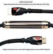 PlugLug HD-600 Series High-Speed HDMI Cable (25 Feet) - Supports Ethernet, 3D, and Audio Return - Triple Shielded...