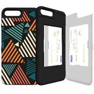 iPhone 7 Plus Case, SKINU [EUREKA] [Metal Slate] [Shockproof] [Dual Layer] [Card Slot] [Drop Protection] [Wallet... N17