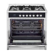 Haier HCR6250ADS 36" Dual Fuel 3.8 Cu. Ft. Capacity Freestanding Range in Stainless Steel N5
