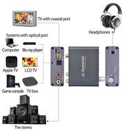 Avantree DAC Digital to Analog Audio Converter Adapter with 6.5ft Optical Cable and Volume Control, from TV Optical...