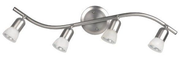 CANARM LTD. IT356A04BPT10 James 4 Bulb Track Light, Brushed Pewter by Canarm