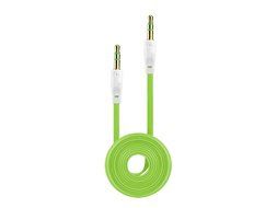 3.4 FT Audio Cable for Apple and Android Smartphones/Tablets/MP3 Players &ndash; Tangle Free Flat Wire - 3.5mm Gold... N2