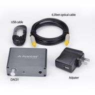 Avantree DAC Digital to Analog Audio Converter Adapter with 6.5ft Optical Cable and Volume Control, from TV Optical... N5