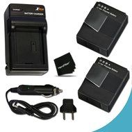 2 High Capacity Batteries Replacement of GoPro AHDBT-301 Lithium-ion Battery with AC/DC Quick Charger Kit for... N2