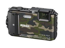 Nikon digital camera COOLPIX AW130 camouflage green [International Version, No Warranty] N4