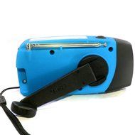 ROSENICE Portable Multi-functional Emergency Solar Hand Crank Dynamo USB Powered AM/FM Radio 3-LEDs Flashlight...